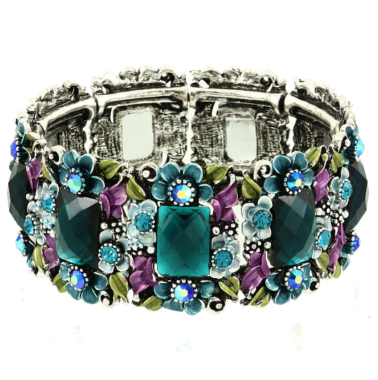 Flower Cuff Bangle