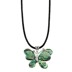 Abalone Butterfly Necklace