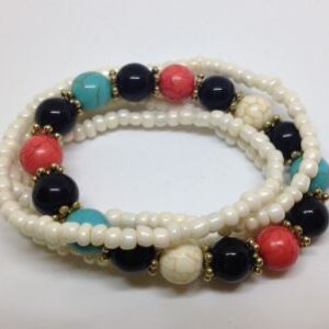Stones and Beads Bracelet