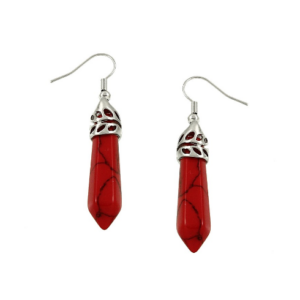 Coral Stone Earring