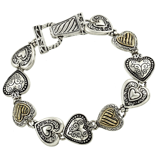 Gold & Silver Heart