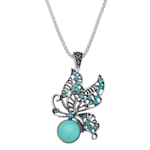 Butterfly Turquoise Necklace