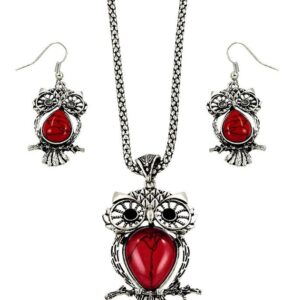 Owl Necklace Set