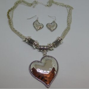 Heart Necklace Set