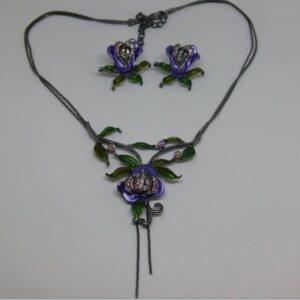 Flower Necklace Set